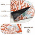 thumbnail image 6 of 6'x9' Area Rugs, Ocean Coral Indoor Outdoor Area Rug for Living Room Bedroom, Orange Red Green Turquoise Plant Branch Washable Bathroom Rugs Kitchen Floor Carpet Mats Home Decor Aesthetic, 6 of 8