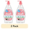 (2 pack) Dreft Plant-Based Liquid Dish Soap and Dishwashing Detergent for Baby Bottle, Fragrance Free Baby Essentials, 18 fl oz