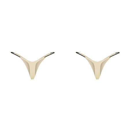2 Pack Women s Thong Low Rise Double Layer Bikini Briefs Pack of Underwear for Women Teenage Underwear Vintage Shorts Underwear Underwear Women Bikini Panties for Women Seamless Briefs
