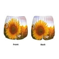 thumbnail image 3 of Rateoe butterflies flying near sunflower in field Printed 2 in 1 Women's Workout Shorts for Athletic Gym Running Shorts with Phone Pockets-X-Large, 3 of 7