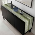 thumbnail image 5 of Sage Green Table Runner 108 Inches Long, Retro Oil Painting Modern Abstract Art Aesthetics Kitchen Coffee Dining Table Decoration for Home Party Birthday Wedding Home Decor 13x108 Inches, 5 of 8