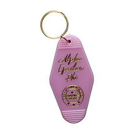 Alpha Epsilon Phi Vintage Motel Keychain