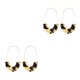 thumbnail image 2 of Pendientes de estilo sencillo Minnieouse con estampado de leopardo acrílico para chicas adolescentes, 2 of 6