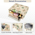 thumbnail image 3 of FORMRS Womens Corduroy Tote Bag Crossbody Shoulder Handbag with Pocket, Pastel Beige Geometric, 3 of 7