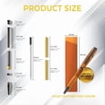 thumbnail image 4 of Pen Kits for Woodturning 10 Pack 10 Pen with Black Ink Ballpoint Craft Slimline Rollerball Turning Supplies Twist Set, 4 of 6