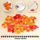 thumbnail image 4 of Cadena de luces de hoja de arce, luces colgantes centelleantes, decoración interior y exterior, jardín, Halloween, Acción de Gracias, fiesta de Navidad, decoración degradada (20 luces) brillar Electrónica, 4 of 5