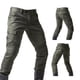 thumbnail image 5 of Minnieouse Pantalones vaqueros transpirables para montar, cómodos y elegantes, para motocicleta, pantalones protectores, pantalones vaqueros, Prendas para la parte inferior del cuerpo JES-26 Verde S, 5 of 5