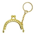 thumbnail image 5 of 10x Bag clasp lock Lock Bag Clutch Metal Arch Half Round Bag Clasp 5cm Metal Purse for Bag Accessory DIY Craft Sewing Gold, 5 of 6