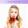 thumbnail image 5 of MEANT2TOBE 4th Birthday Sash and Tiara for Girls - Fabulous Glitter Sash + Stars Rhinestone Purple Premium Metal Tiara for Girls, 4th Birthday Gifts for Princess Party, 5 of 8