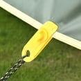 thumbnail image 3 of 10x Tienda de campaña al aire libre Toldo Toldo Abrazadera Lona Clips de presión de nylon (Amarillo) Likrtyny Para estrenar, 3 of 7