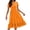 Orange, variant on Ashirexll Womens Summer Dresses, Casual Dresses for Women, Fashion Solid Color Loose Round Neck Short Sleeve Velvet Dress