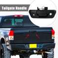 thumbnail image 2 of Black Car Rear Boot Tail Gate Tailgate Handle Latch 90606-4JG0C Replacement for Navara NP300 D23 2014-2017, 2 of 6