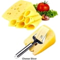 thumbnail image 3 of Cheese Slicer Stainless Steel Cheese Cutter Safe Handle Professional Vegetable Cheese Slicers Peeler Perfectly for Kitchen Cooking, 3 of 6