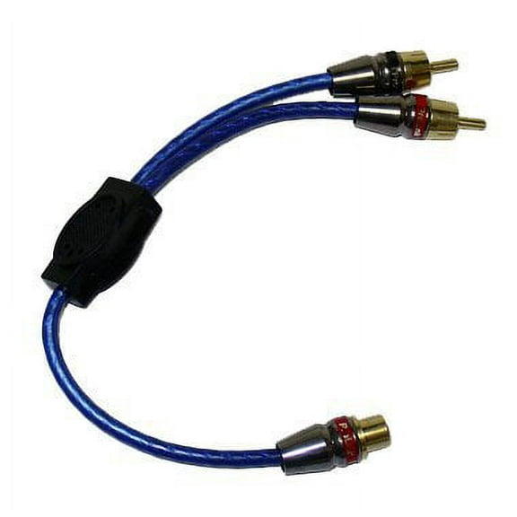 ProLink "Audiophile Series" Stereo RCA Interconnect Cables -1 Female to 2 Male Y Cable