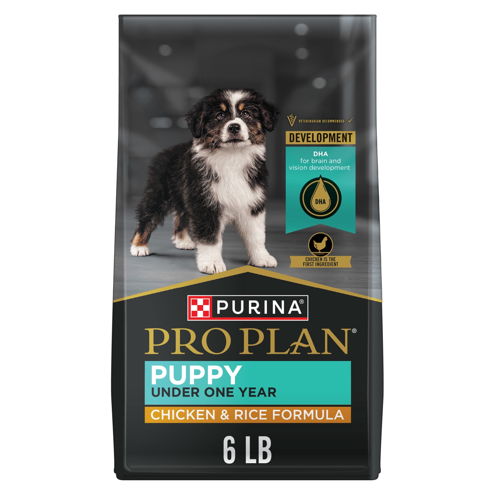 Purina Pro Plan High Protein Dry Puppy Food, Chicken and Rice Formula, 6 lb Bag