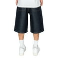 thumbnail image 4 of Victorious Men's Baggy Fit Raw Denim Shorts DS2098 -Indigo -42, 4 of 6