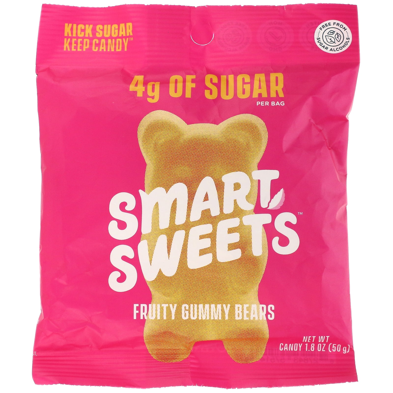 Smart Sweets Fruity Gummy Bears Candy, 1.8 oz