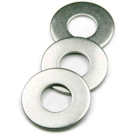 

Flat Washers Stainless Steel 18-8 SAE Select Size & Quantity on drop down (#10 20)