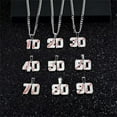 thumbnail image 4 of PAURO Baseball Jersey Number Necklace for Men and Women Athletes Stainless Steel 00-99 Pendant Chain Personalized Simple Statement Jewelry Number 75, 4 of 5