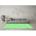 thumbnail image 3 of Ahgly Company Indoor Square Solid Emerald Green Modern Area Rugs, 4' Square, 3 of 4