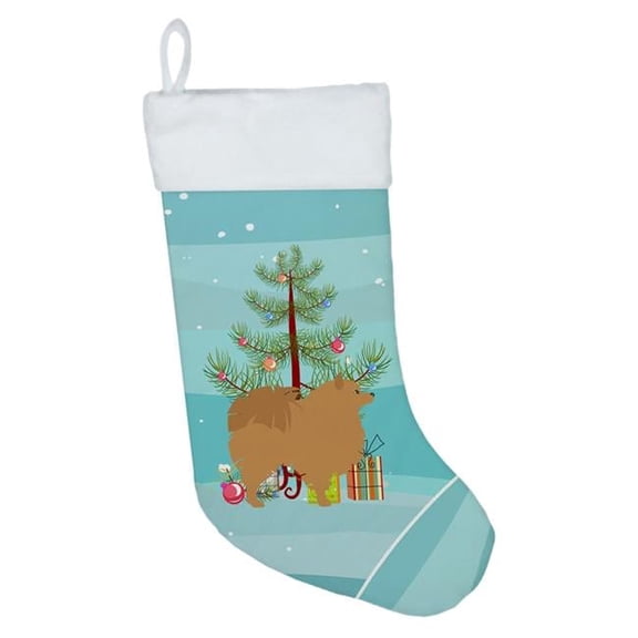 Pomeranian Merry Christmas Tree Christmas Stocking