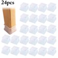 thumbnail image 2 of Bangcool 24PCS Chair Leg Cap Square Scratch-proof Chair Leg Protector Furniture Pad, 2 of 9