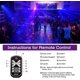 thumbnail image 3 of Uv Disco Stage Light, 18led Dmx512 Uv Led Party Black Light, Remote Control And Sound Activated, 7 Lighting Modes And 4 Control Modes, Ir Remote Contr, 3 of 5