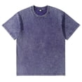 thumbnail image 3 of JAJAHO Classic Basic Tees Men Distressed Washed Solid Color Vintage T Shirt Loose Fit Short Sleeve Crewneck Tshirts Versatile Tops, 3 of 3