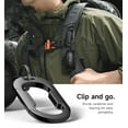 thumbnail image 5 of SURITCH Protective Cover Case for Beats Solo Buds 2024 Earbuds, with Magnetic Lok & Carabiner & Keyring & Cleaning Kit, Black, 5 of 8