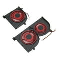 thumbnail image 4 of Laptop CPU GPU Cooling Fan 4 Pin Fast Heat Dissipation Laptop Cooling Fan for MSI GS63VR for GS63 for GS73 for GS73VR for MS 17B1, 4 of 8