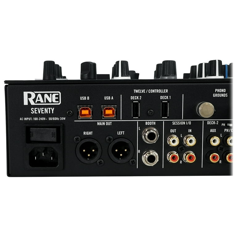 RANE SEVENTY 2-Channel 16 Pad Serato DJ Battle Mixer+Audio Technica  Headphones