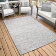 thumbnail image 5 of Carolina Weavers High-Lo Subtle Solid Indoor/Outdoor Area Rug 7'9"x10'10" - Gray, 5 of 5