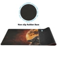thumbnail image 2 of JSTEL Wild Wolf Howling Moon Large Gaming Mouse Pad Big Mousepad Mice Keyboard Mat with Non-Slip Rubber Base for Computer Laptop Home & Office, 35.4 X 15.7 inch, 2 of 6