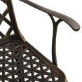 thumbnail image 5 of vidaXL Garden Chairs 4 pcs Cast Aluminium Bronze, 5 of 5