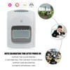 K-7 English Paper Card Employee Attendance Machine Punch LCD Display Payroll Recorder Check-In Clock US Plug