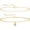 4. April(Diamond), variant on Diamond Anklets Bracelets for Women 14K Gold Plated Emerald Birthstone anklets for Women Mothers Dainty Gold anklets Blue Green Cubic Zirconia anklets Birthday Beath Gifts for Women Jewelry