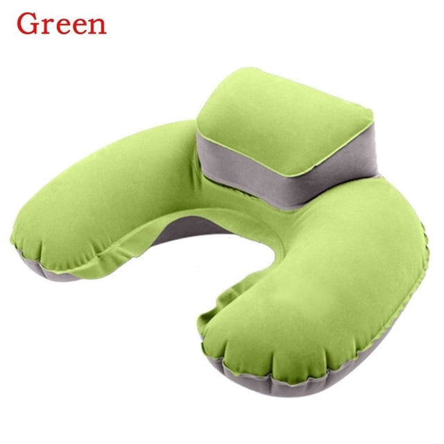 WIFORNT Oreiller Gonflable en Forme de U Portable Ultraléger Repose-Tête et Cou Coussin d'Air pour Voyage Randonnée Camping