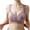Pink, variant on JGTDBPO Front Snap Bra For Women Comfort V-Shaped Back Criss Cross Bras Side Buckle Lace Sports Bras Wireless Push Up Seamless Bra With Removable Pad Everyday Bra