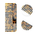 thumbnail image 3 of Unique Bargains 1 Pc Nineteen-tooth Rectangular Hair Comb Tortoiseshell Color Acetate Sheet, 3 of 6