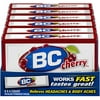 BC Powder Cherry Pain Reliever, 4 Powder Sticks, 6 Pack