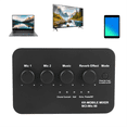 thumbnail image 5 of Digital Audio Sound Machine AUX IN/OUT BT Connection Dual Mic Inputs Karaoke Sound Mixer for Karaoke Smart TV PC Speaker, 5 of 9