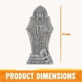 thumbnail image 4 of Joyfy 17" Halloween Decorations Outdoor Tombstones,5 Pack Halloween Graveyard Foam Headstones Decor with 12 Metal Stakes for Prop Cemetery Yard Lawn Decorations,Party Supplies, 4 of 9