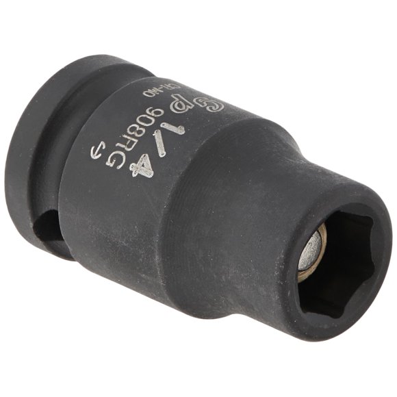 Gris Neumático (908Rg) Impulsión De 1/4" X Dado Estándar Magnético De 1/4"