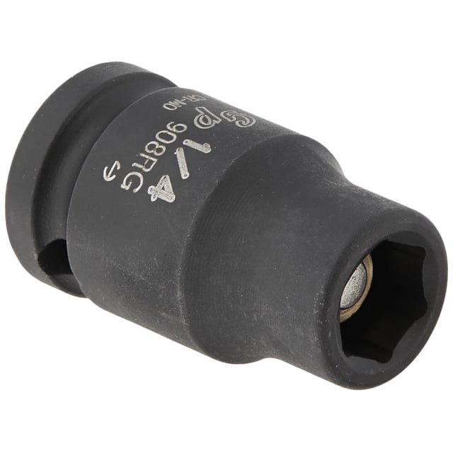 Gris Neumático (908Rg) Impulsión De 1/4" X Dado Estándar Magnético De 1/4"