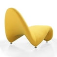 thumbnail image 4 of Manhattan Comfort MoMa Fabric Accent Chair in Yellow (Set of 2), 4 of 4