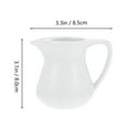thumbnail image 2 of Tineasur Ceramic Coffee Cup White Stain Resistant Elegant for Home Use 1Pc, 2 of 6