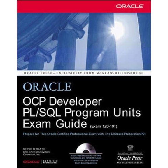 Pre-Owned OCP Developer PL/SQL Program Units Exam Guide (Paperback) 0072193360 9780072193367