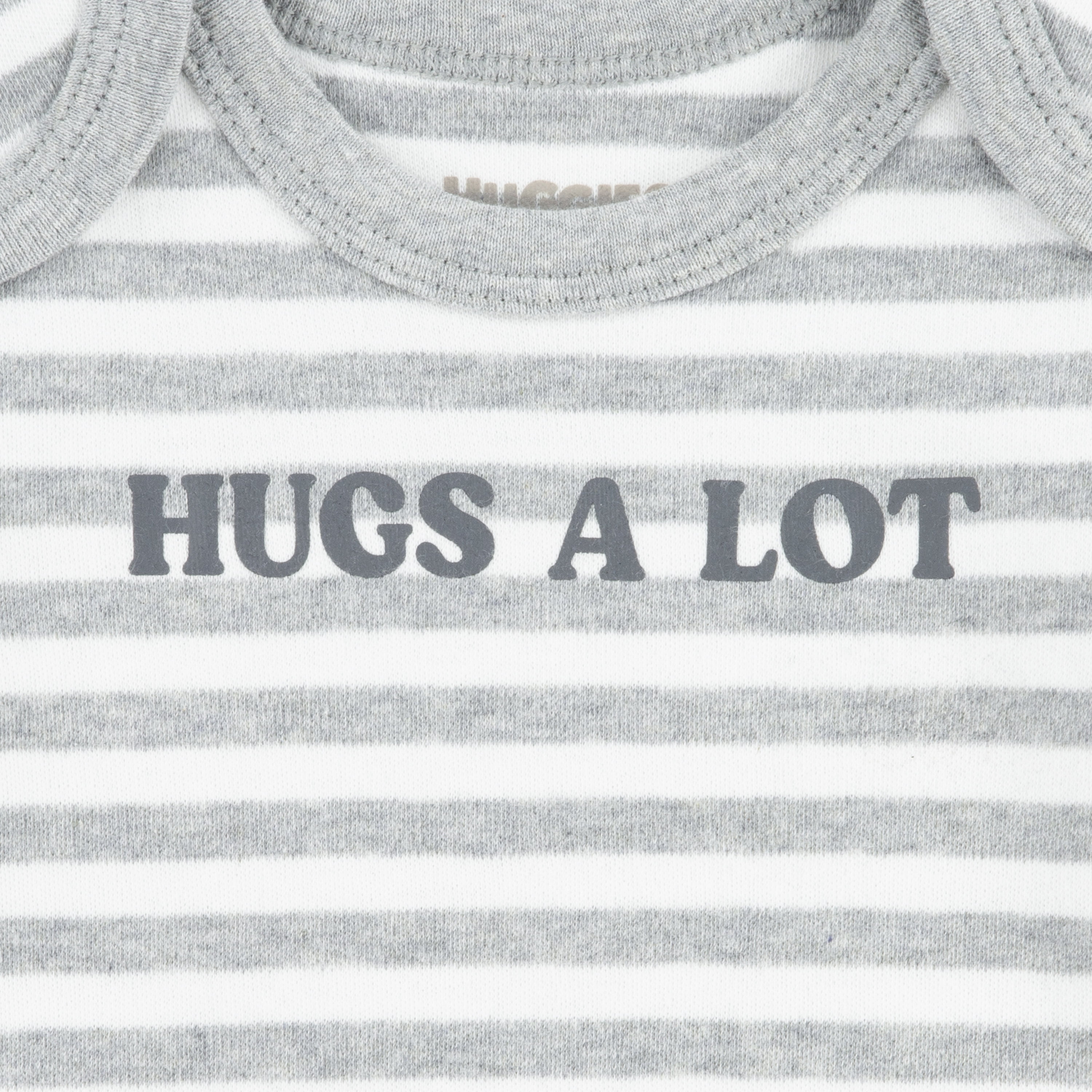 Huggies Baby Boy Alex the Elephant 3 Pack Organic Cotton Bodysuits, Sizes NB-24M