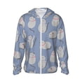 thumbnail image 2 of Lsque Cute Fat Cat UPF 50+ Lightweight Sun Protection Men's Women's Long Sleeve Shirt, Hoodie Performance -Small, 2 of 9