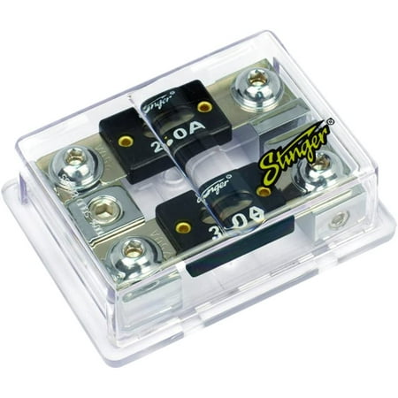 Stinger SPD5210 Dual ANL Fused Distribution Block with ShocKrome Finish